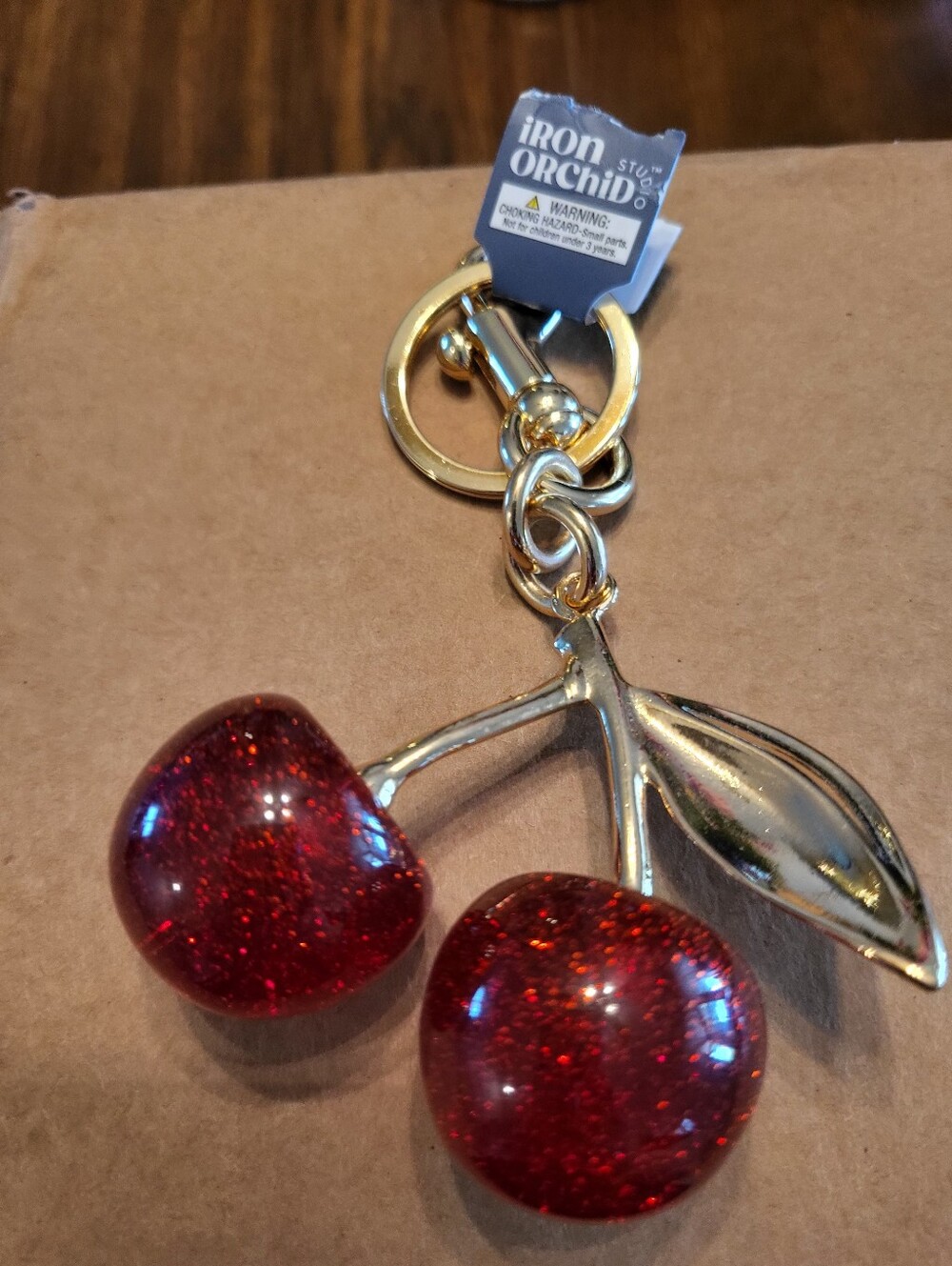 Cherry Bag Charm - Picture 2 of 3